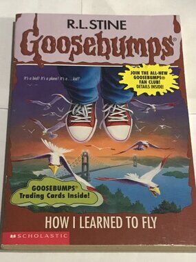 Goosebumps How I Learned To Fly Original #52 1997 1st True Print R L Stine